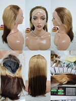 Promotion Letsfly Perruques Bob Lisses 10 12 14 16 Pouces, Perruques Frontales en Dentelle 13x4, Densité 180%, Cheveux Humains 100%, Mèches Disponibles