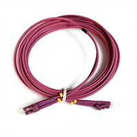 OM3 Copper Conductor Fiber Optic Patch Cords Duplex FC-LC 10 Gigabit 15m Customizable Telecom Use Fiber Optic Patch Cord