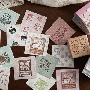 100 paquetes <span class=keywords><strong>de</strong></span> pegatinas adhesivas con diseño <span class=keywords><strong>de</strong></span> frijol, leche y sal, set <span class=keywords><strong>de</strong></span> decoración con patrones básicos para collage - Product Image 4