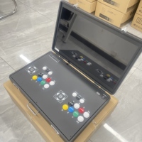 Console de jeu d'arcade rétro portable tout-en-un pliable avec écran intégré et deux joysticks, mode deux joueurs, anglais, pandora