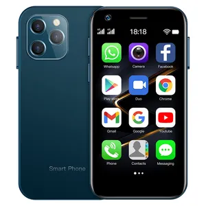 Orijinal yeni kilidini soya XS12 akıllı telefon, android 9 3GB + 64GB 3.0 inç MTK6737M Quad Core kadar 1.1GHz 4G cep telefonu