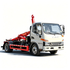 Camión de Basura JAC 4x2 con Gancho Elevador, Contenedor Desmontable de 5-8m³, Brazo Hidráulico con Gancho para Recolección de Residuos - Product Image 1