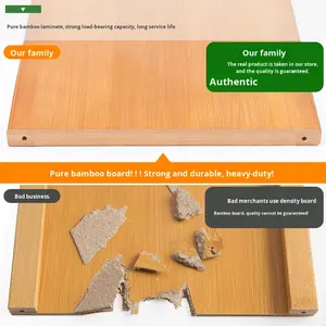 Librería <span class=keywords><strong>de</strong></span> Bambú Simple para el Hogar, <span class=keywords><strong>de</strong></span> Pie, con Múltiples Niveles, Integrada, Montada en <span class=keywords><strong>la</strong></span> <span class=keywords><strong>Pared</strong></span>, Minimalista, Moderna, Estante <span class=keywords><strong>de</strong></span> Almacenamiento - Product Image 2