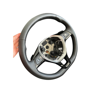 <span class=keywords><strong>Volant</strong></span> en <span class=keywords><strong>cuir</strong></span> multifonctionnel Valkswage Polo, compatible avec les modèles Passat et Golf - Product Image 2