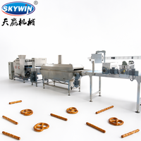 Ligne de production commerciale de biscuits en bâtonnets, machine à biscuits au chocolat, machine à fabriquer des biscuits en bâtonnets
