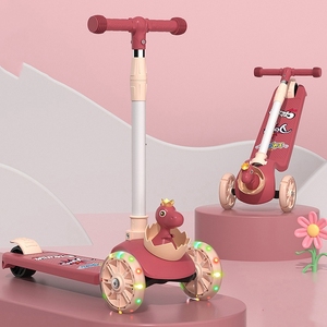 Monopattino a 3 Ruote per <span class=keywords><strong>Bambini</strong></span>, Mini Scooter con Luci e Musica, <span class=keywords><strong>Skateboard</strong></span> per <span class=keywords><strong>Bambini</strong></span> - Product Image 6