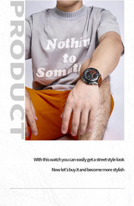 Relojes deportivos NAVIFORCE <span class=keywords><strong>2022</strong></span> para hombre, reloj de pulsera de cuero genuino de cuarzo resistente al agua <span class=keywords><strong>con</strong></span> doble pantalla luminosa fuerte, reloj Masculino - Product Image 4