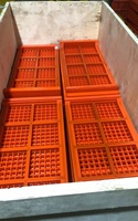 Plaque de tamis vibrant en polyuréthane, panneau de vibration en polyuréthane, tamis en polyuréthane