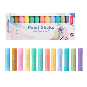Crayones de Cera de Secado Rápido Macarone, 12 Colores, para Niños, No Tóxicos, Suaves, <span class=keywords><strong>Pastel</strong></span>, en Barra, Set de <span class=keywords><strong>Pintura</strong></span> Tempera, Giratorios, Digitales - Product Image 1