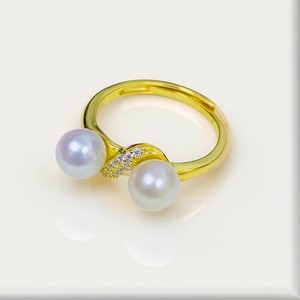 10640 Accesorios de Perlas DIY, Anillo de Plata S925 con Soporte Vacío para Perlas Redondas de 8-10 mm, Hermosos Accesorios de Joyería - Product Image 4