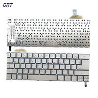 BR Brazil Layout Backlight Pengganti Keyboard Laptop untuk Acer Aspire S7-392 S7-391 S7-391-6822 Silver Harga Pabrik OEM Murah