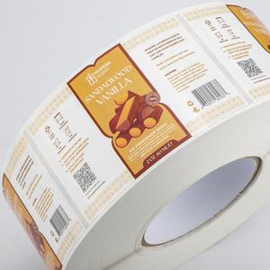 FX Personalized Logo Printing Waterproof Bathroom Room <b>Spray</b> Plastic <b>Bottles</b> Sticker Roll Custom Label for Car air Freshener - Product Image 3