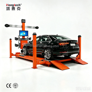 Allineatore Ruote 3D Hongtech con Display LED Digitale, Piattaforma Elevabile e Potenza 250W, Approvato CE - Product Image 2