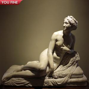 <span class=keywords><strong>Pauline</strong></span> <span class=keywords><strong>Bonaparte</strong></span> classique en marbre blanc de taille réelle comme <span class=keywords><strong>Sculpture</strong></span> de Statue de Vénus Virtiques - Product Image 4