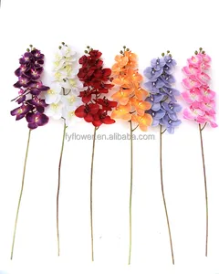 Chinese supplier Fuyuan hot sell Single stem artificial Butterfly Orchid Flowers for Home decor Wedding Decoration