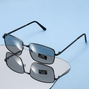 <b>Square</b> <b>Sunglasses</b> Metal Frame TAC Lens UV400 Protection For Men Driving Outdoor Sports - Product Image 2