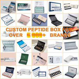 Hộp bao bì lọ peptide in logo tùy chỉnh, cán mờ, có lớp lót EVA dành cho lọ thuốc 10ml - Product Image 5