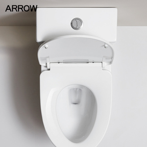 WC monobloc en céramique à siphon, marque ARROW, pour salle de bain, ensemble de sanitaires d'usine - Product Image 2