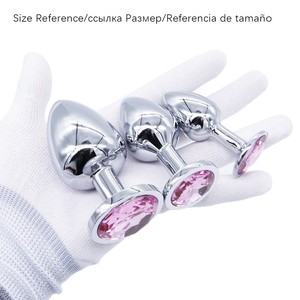 LME tamaños <span class=keywords><strong>Anal</strong></span> joyas de cristal juguetes anales tapones <span class=keywords><strong>Anal</strong></span> consolador productos para adultos para Par - Product Image 2