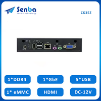CK35Z 4K Pantalla de Rockchip RK3568B2 Procesador de cinco núcleos de cuatro núcleos Industrial Pc sin ventilador Brazo Mini Pc