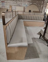 Langlebiges Kommerzielles Anpassbares Esszimmer-Sofa-Sitzgruppen-Set für Restaurant Hotel Bar Café Schnellrestaurant Resort-Projekt