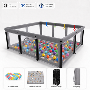 <span class=keywords><strong>Corral</strong></span> de juegos plegable <span class=keywords><strong>para</strong></span> bebé, tamaño pequeño 127x127cm, <span class=keywords><strong>para</strong></span> uso doméstico - Product Image 1
