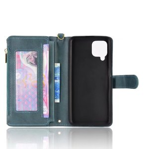 Funda de cuero PU con cierre de cremallera para Samsung <span class=keywords><strong>Galaxy</strong></span> <span class=keywords><strong>A22</strong></span> 4G/ <span class=keywords><strong>M22</strong></span> 4G - Product Image 4