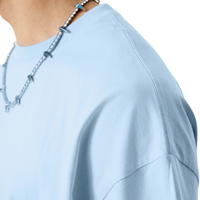 T-shirt Homme Oversize Personnalisé avec Logo OEM, Coton Lourd 100%, Manches Courtes Unies, Impression Graphique, Vente en Gros TKAN0929
