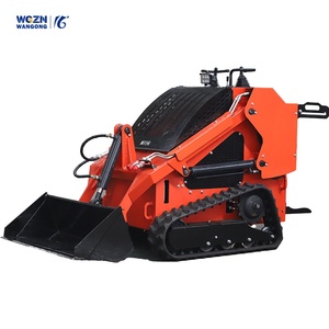 WGZN EPA Hydraulic Mini Skid Steer Loader 1.2ton 1.5 Ton hingga <span class=keywords><strong>3</strong></span> Ton Multifungsi Crawler Loader untuk Dijual - Product Image 2
