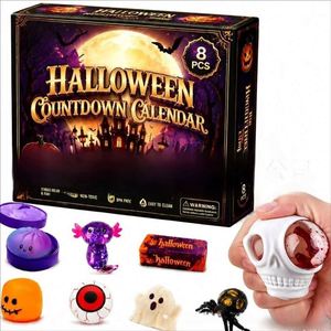 Kit de pâte à modeler à séchage à l'air sur le thème d'Halloween pour enfants, pâte à modeler douce, sûre et non toxique, ensemble de modelage magique pour garçons et filles, artisanat d'Halloween - Product Image 2