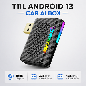 กล่อง AI CarPlay ไร้สาย กล่องมัลติมีเดียในรถยนต์แบบ Dual WiFi กล่อง AI ในรถยนต์พร้อมไฟ Breathing light อะแดปเตอร์ในรถยนต์ กล่องรถยนต์แบบ OEM ที่ปรับแต่งได้ - Product Image 1