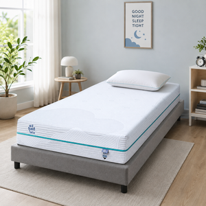 Matelas en mousse haute densité avec deux options de confort, offrant un soutien pratique pour le sommeil, idéal pour les hôtels, les maisons et la vente en ligne aujourd'hui. - Product Image 1