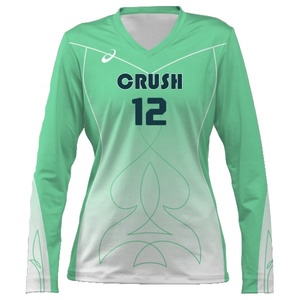 Costume da donna sublimata maglia da pallavolo manica lunga uniforme da pallavolo per le donne - Product Image 2