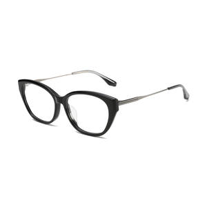 高级デザイナー厚いアセテートメガネ光学フレーム女性カスタムロゴ特大厚いフレームチタンメガネ男性JMM89RX - Product Image 4