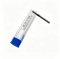 Fraise carrée en carbure à 4 dents, 3/32"-4T, revêtement TiAlN, longueur 0,28 po, pour le fraisage d'acier allié et d'acier trempé, Chine