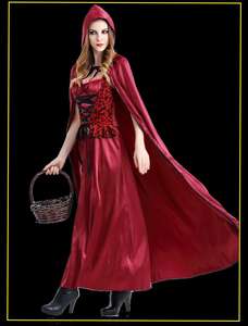 Disfraz de <span class=keywords><strong>Caperucita</strong></span> Roja RUIKE 2026 para Mujer, Disfraz de Cosplay para Adultos, Vestido con Capa para Representaciones Escénicas - Product Image 2