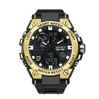 Offre Spéciale mode étanche double affichage sport montre numérique montre électronique pour hommes vente directe montre pour hommes