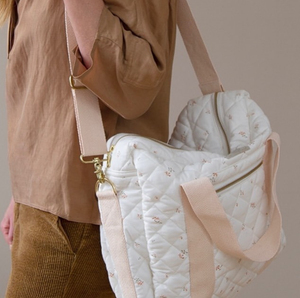 Bolsa de mão acolchoada de algodão para bebês, bolsa portátil de ombro único para recém-nascidos, bolsa de viagem grande capacidade, novidade - Product Image 2