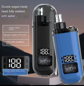 Recortador eléctrico portátil de pelo de nariz y <span class=keywords><strong>orejas</strong></span> para hombres, fuente de alimentación USB/batería para uso en casa, coche o garaje - Product Image 5