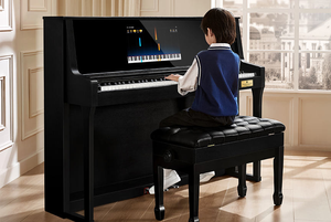 Piano numérique électronique droit TERENCE AIP-913 à 88 touches lestées avec mécanique à marteaux pour la maison - Product Image 2