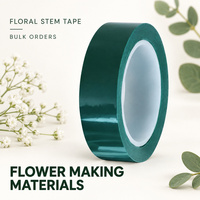 Matériaux pour la création florale : Rouleaux de ruban adhésif en papier pour tiges de fleurs, pour projets de bouquets DIY, entreprises de fleuristes et achats en gros pour artisans.