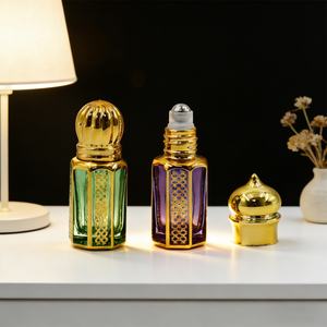 Middle Eastern Arabic 3ml 6ml 10ml 12 ml Roller Essential <b>Oil</b> Bottle Glass Empty Fragrance <b>Perfume</b> Bottle for Cosmetic - Product Image 5