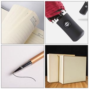 Coffret d'entreprise personnalisé en gros, bloc-notes et stylo à bille de couleur rouge, ensemble cadeau d'affaires avec logo - Product Image 6