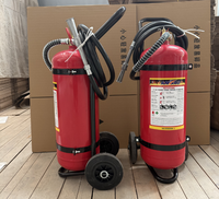 Extincteurs à poudre sèche en acier au carbone rouge de classe A/B/C, conformes à la norme CE, Anbao ABC-25KG, fournis directement par l'usine.