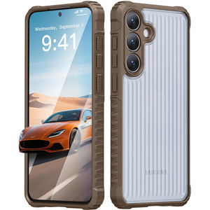 Funda para Teléfono <span class=keywords><strong>Samsung</strong></span> S26 S25 Ultra A56, Nueva, <span class=keywords><strong>de</strong></span> Línea Plana, Sensación <span class=keywords><strong>de</strong></span> Piel, Antideslizante, Económica, Resistente a Golpes y Super Anti-caídas - Product Image 5