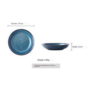 De <span class=keywords><strong>cerámica</strong></span> de <span class=keywords><strong>gres</strong></span> cena placa <span class=keywords><strong>vajilla</strong></span> platos cocina comedor placa bandeja para hornear - Product Image 6