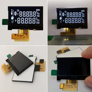 OEM & ODM LCD מפעל TN VA שחור מונוכרום LCD מסך BTN Custom LCD תצוגת מודול 8 ספרות 7 קטע תצוגה