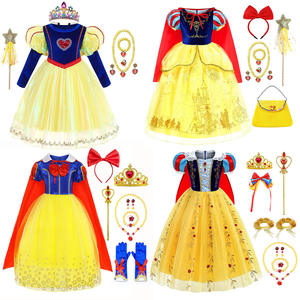 أفضل زي تنكري جديد لشخصية ملكة الثلج في الأفلام، فستان أميرة فاخر للفتيات، زي تنكري للهالوين، فستان أميرة للفتيات - Product Image 5