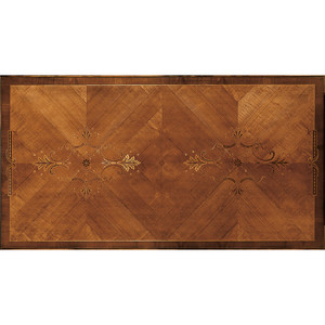 Verona intarsio tornito gamba fisso tavolo W.240 D.128 H.78 estensibile in pietra sinterizzata per casa Bar ufficio e cucina sala da pranzo - Product Image 1