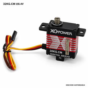 Servomoteur à engrenages en acier inoxydable XQ-POWER XQ-S2230F 32KG sans noyau cyclique pour avion RC, hélicoptère, planeur étanche 6.0V-8.4V - Product Image 1